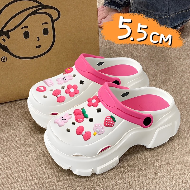 Sandal Wanita Sandal Baim Clog Terbaru Fashion Bangkok Karet EVA Rubber Premium Empuk Ringan dan Ela
