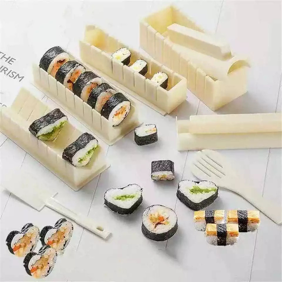 HM - Cetakan Sushi Otomatis Praktis Sushi Maker Set Alat Gulung Sushi Langsung Potong Sushi Mold