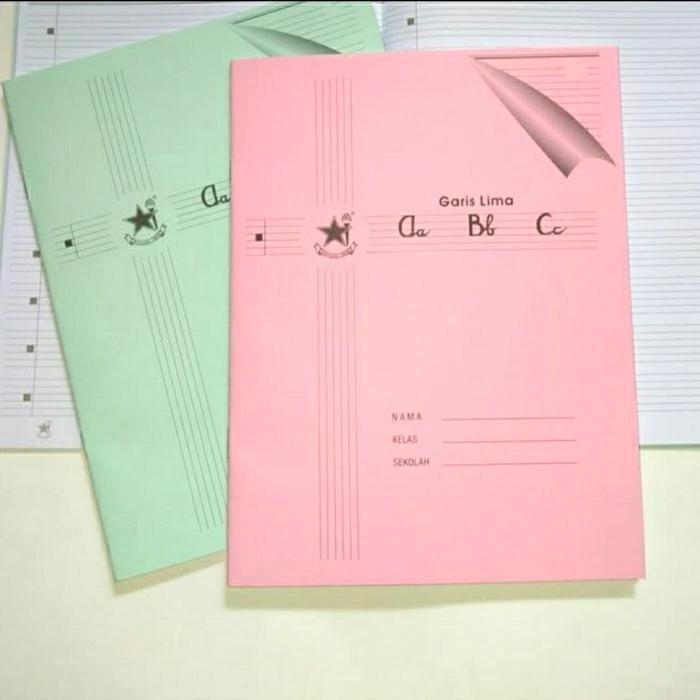 

READY Buku Tulis Garis 5 Lima Bintang Obor Buku Menulis Latin per pack SIAP KIRIM
