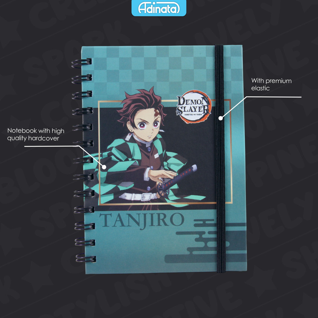 

Demon Slayer Tanjiro B6 Notebook 2536-4827 - Adinata / Buku Catatan / Memo