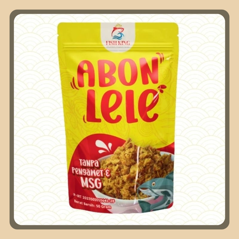 

Abon Lele FISHKING 50 gram Abon Ikan tanpa MSG dan Pengawet