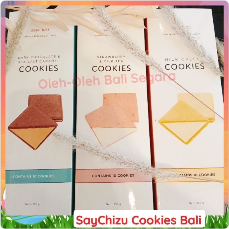 

saychizu bali cookies / paket hemat 3 box 3 rasa