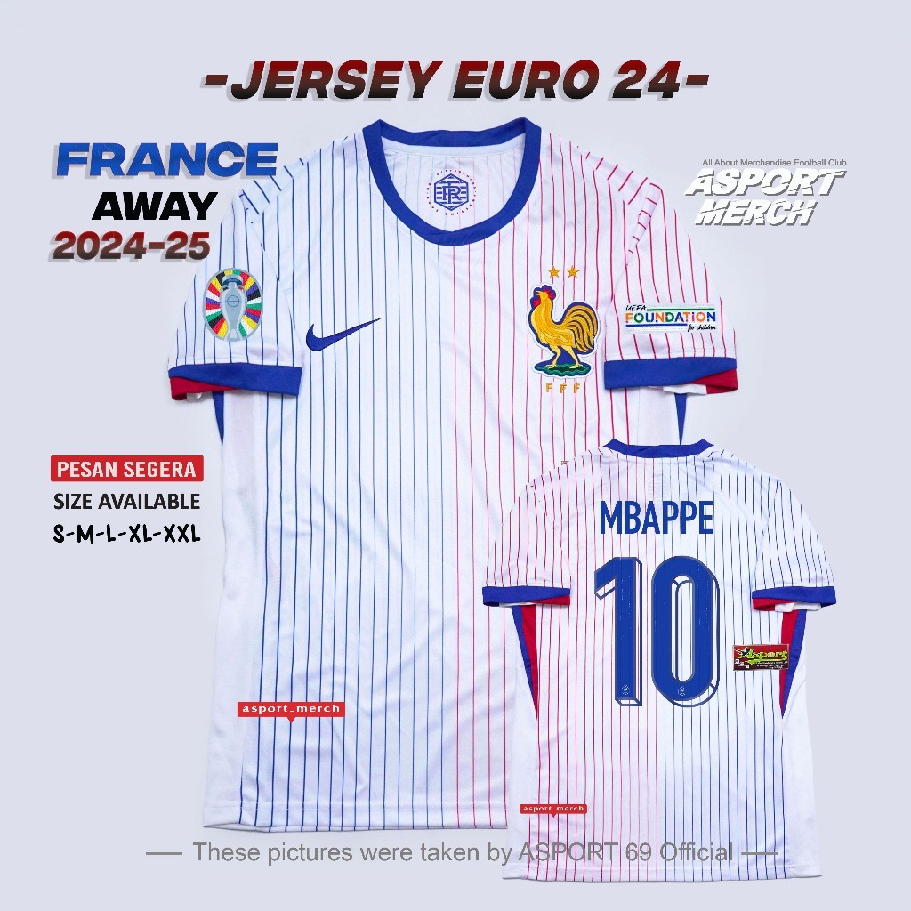 ASPORT PRANCIS AWAY 2024 2025  FRANCE AWAY 24 25
