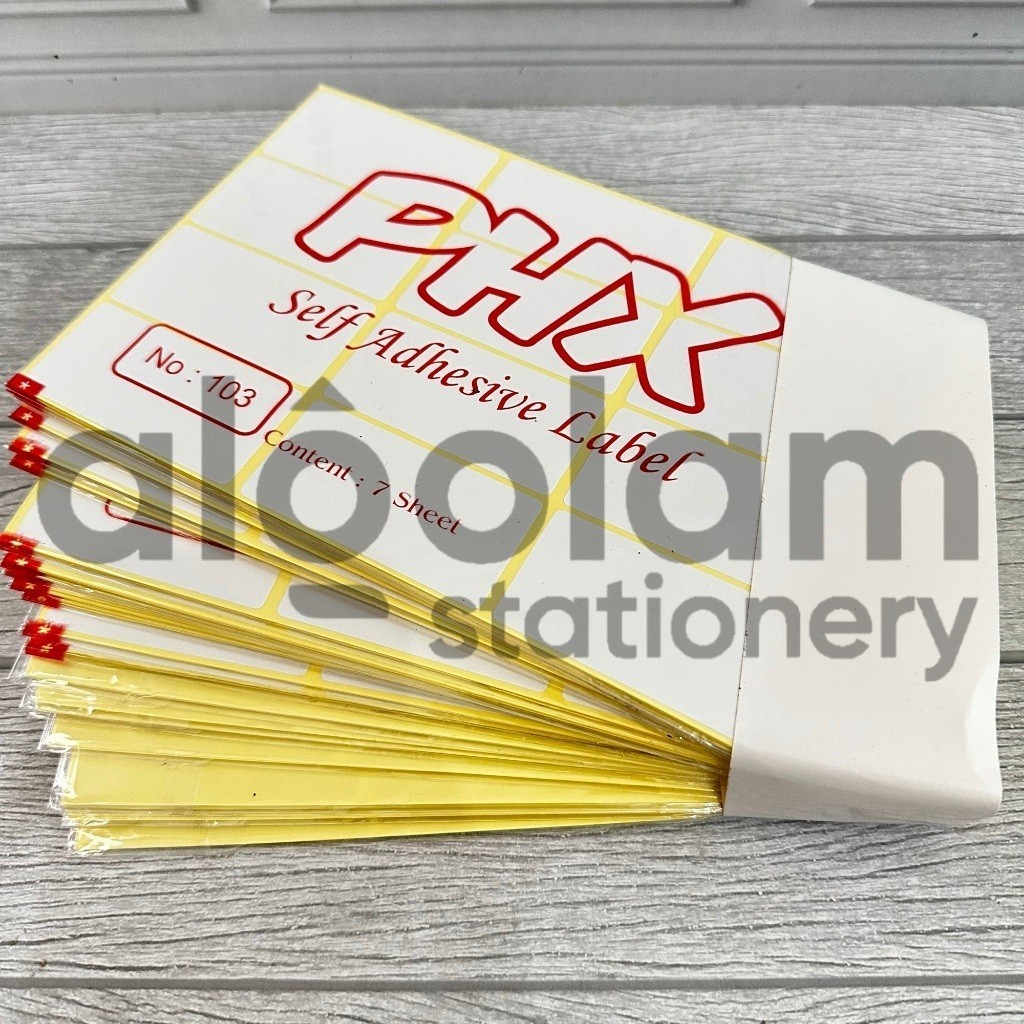 

SATU SET ( 7 LEMBAR ) Sticker Label Undangan 103 Self Adhisive Labels lengkap