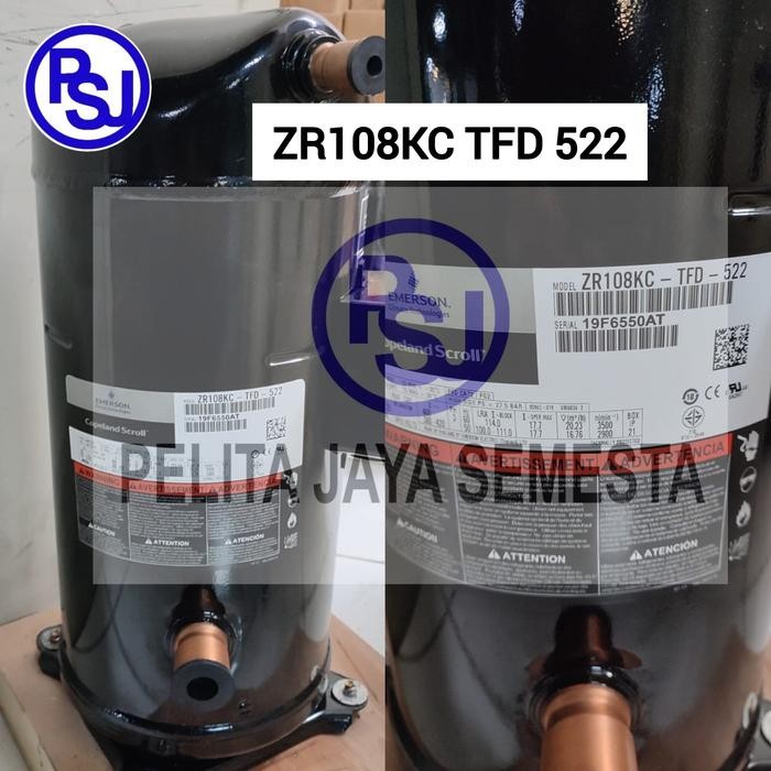 Kompresor Copeland ZR108KC-TFD-522 / Compressor Copeland ZR108KC TFD 522