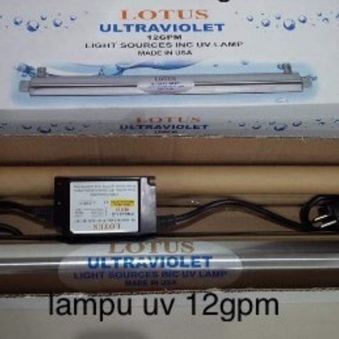 Uv lotus 12gpm / Uv sterilizer 12gpm lotus (1 set)