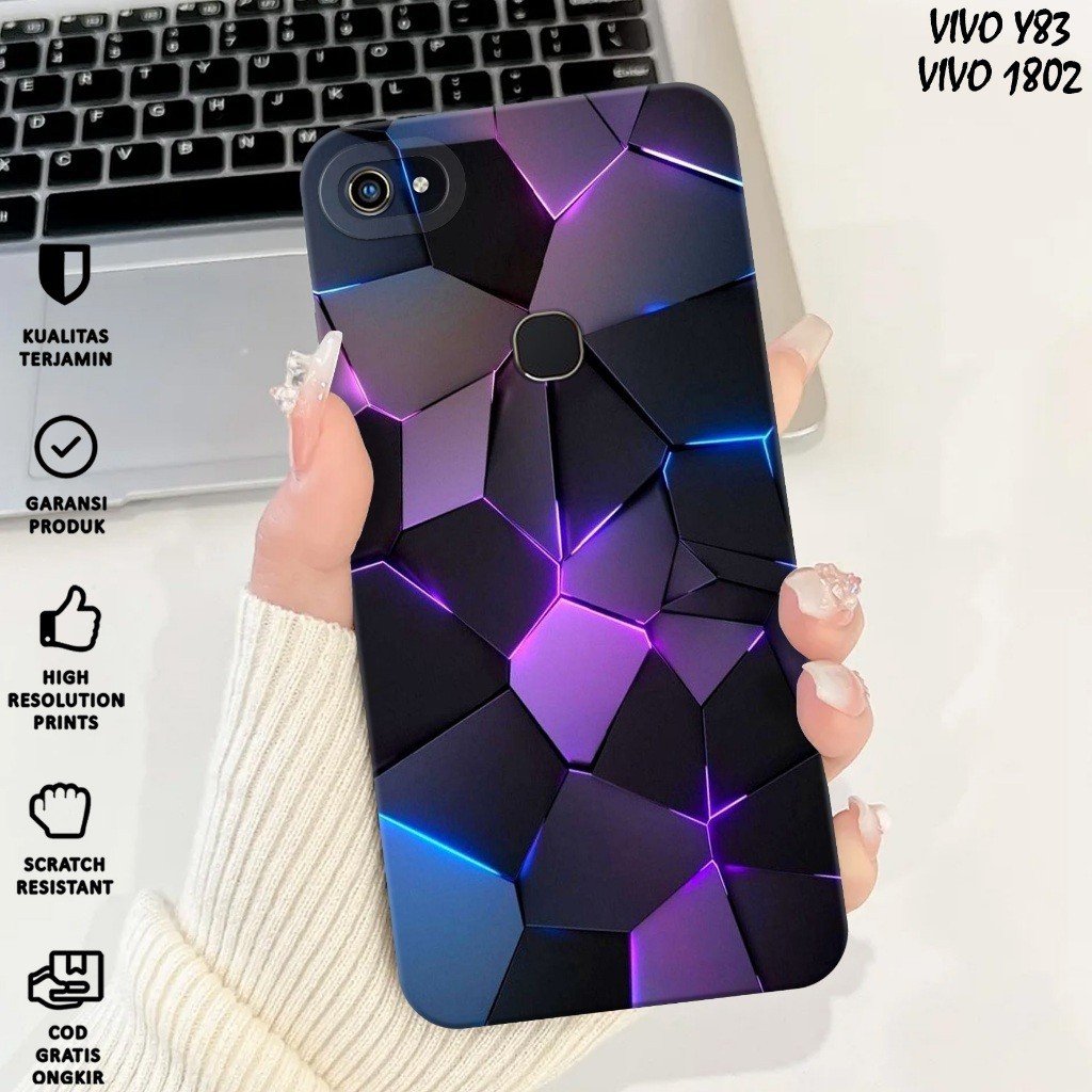 CASE VIVO 1802 - Casing Vivo 1802 Motif ABSTRAK - Case Hp 1802 - Casing Hp 1802 - Softcase Vivo 1802