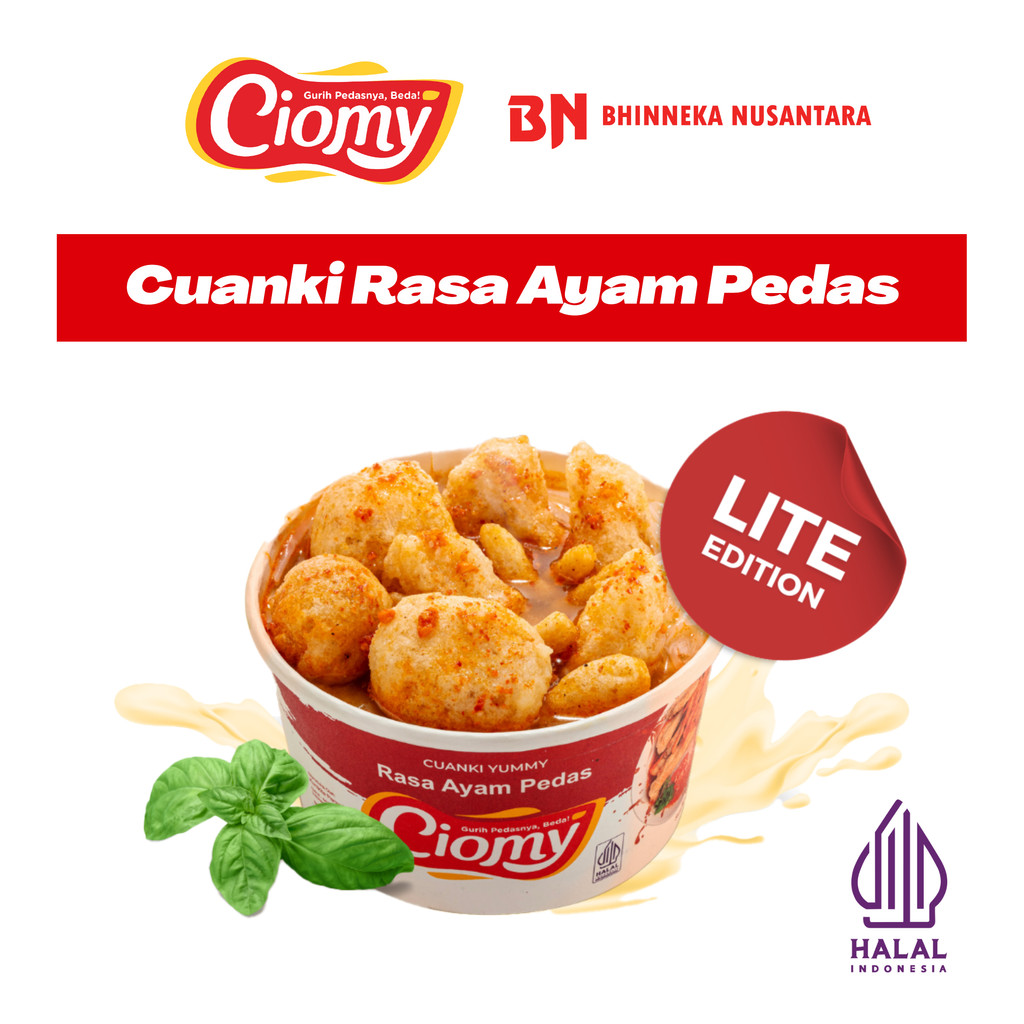 

Ciomy Cuanki Ayam Pedas Lite - Halal Non MSG