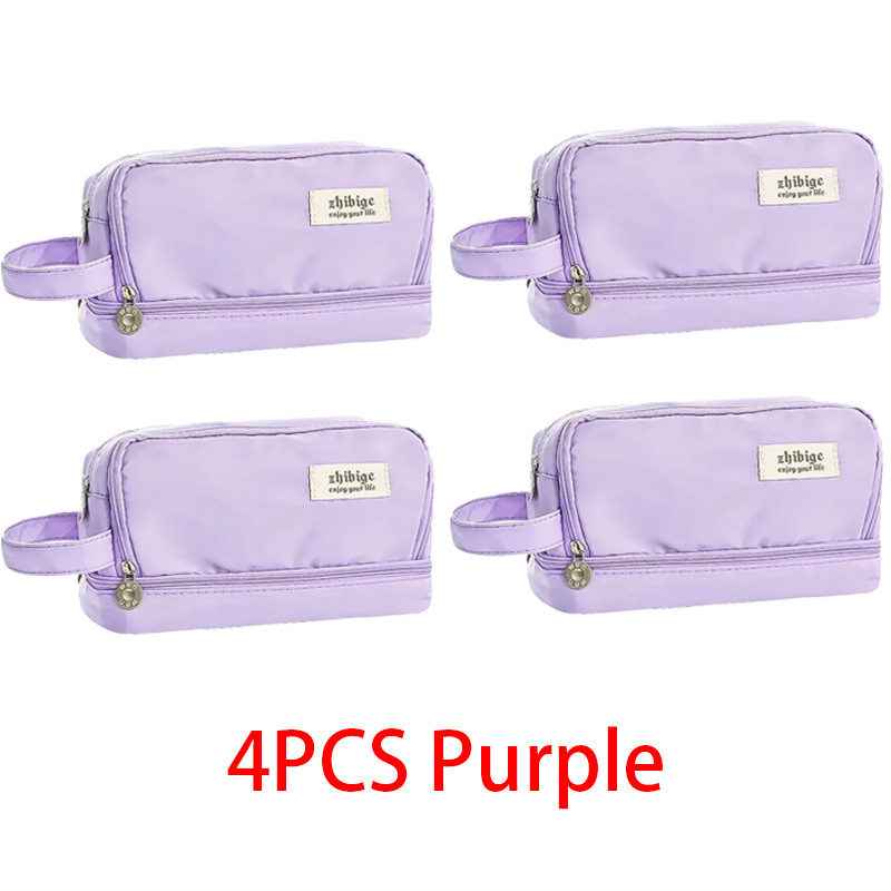 

Pencil Bag for School Students with Large Capacity Multi-functional Pen Case Macaron Color Matching Cute Pencil Case