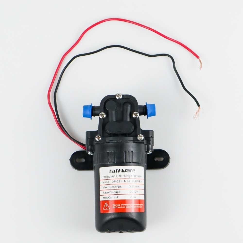 Taffware Dinamo Mini Pompa Air Elektrik High Pressure 12V 70PSI 3.5L/Menit / Dinamo Pompa Air Sempro