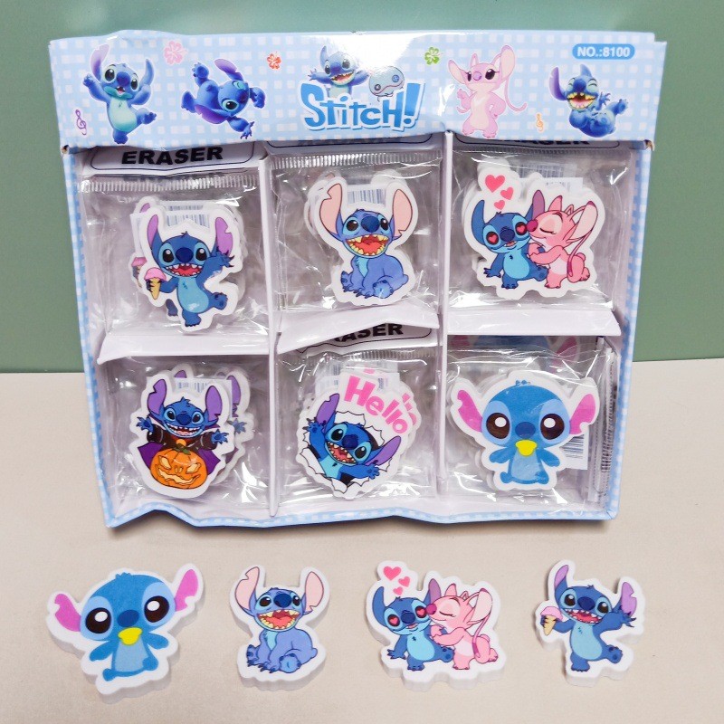 

Disney 36pcs Stitch Eraser Students Cute Cute Cartoon Stevie Dandruff Eraser Students Kawaii School Supplies Prizes