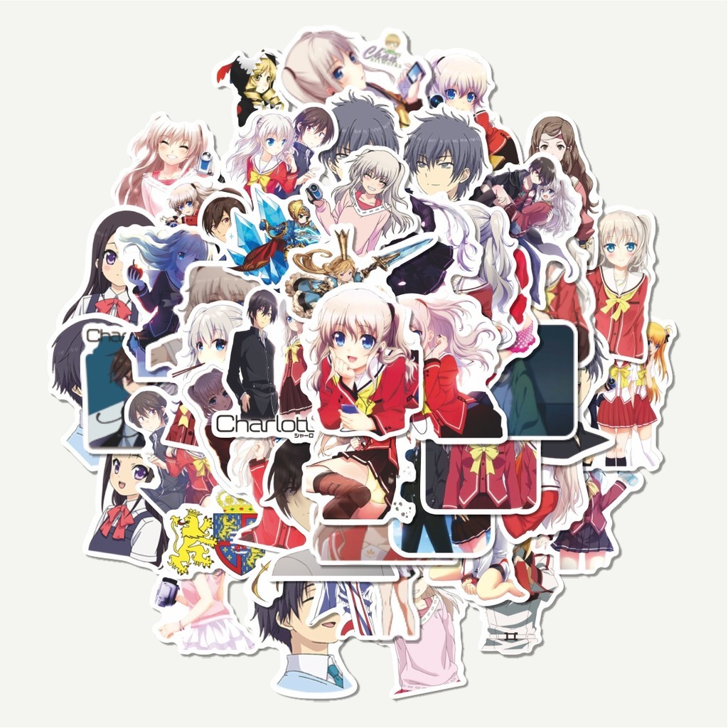 

Sticker Pack Sticker Anime Charlotte | Sticker TUMBLR | Stiker LAPTOP KOPER HELM