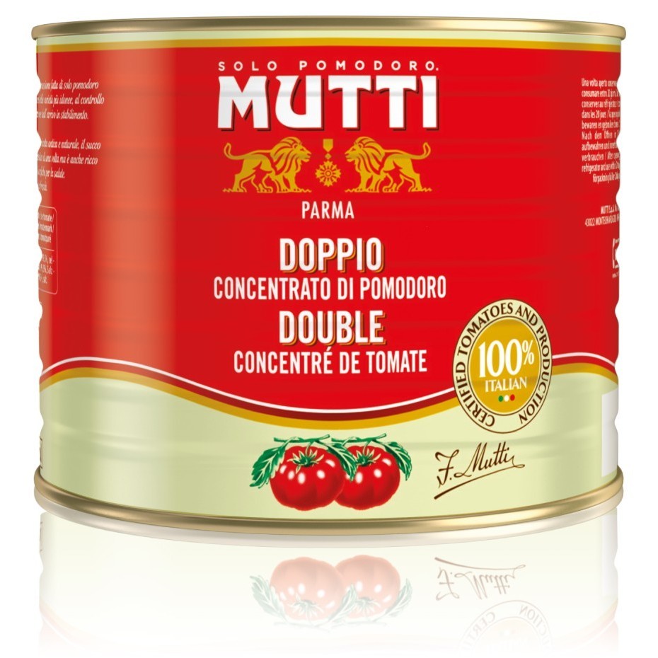 

Tomato Paste Mutti / Pasta Tomat Mutti - 2.12 Kg