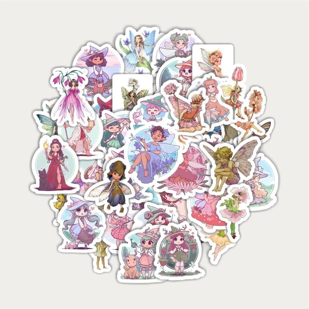 

Sticker Pack Stiker Flower Fairy [Peri Bunga] | Sticker TUMBLR | Stiker LAPTOP KOPER HELM