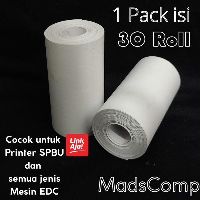 

Kertas Struk Thermal 58X30 ( Isi 30 Roll) Thermal Paper 58X30