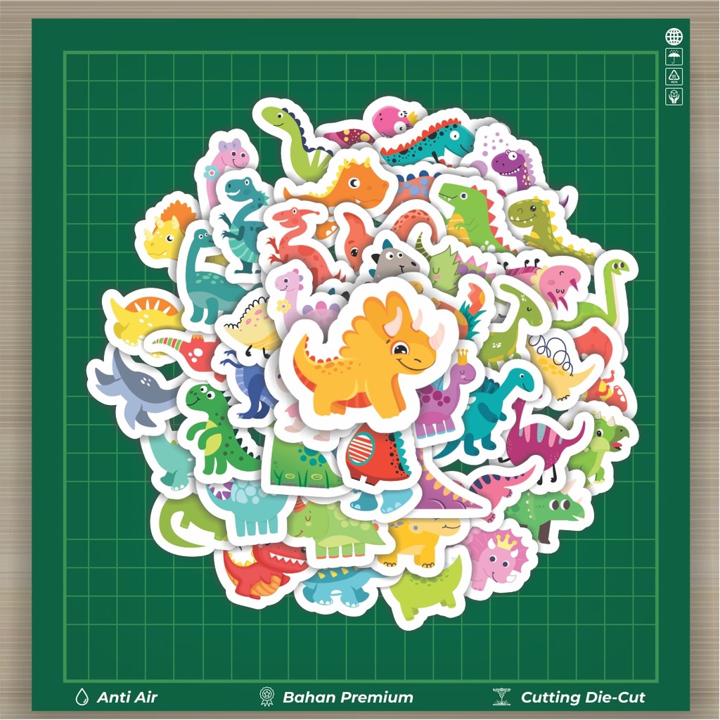 

HOT 50 PCS STIKER Sticker Hewan Dinosaurus Stiker Fashion Cars Decal Dingin Kartu Album Custom Vinyl Anti Air- Sticker Aesthetic Buku Journal Koper Casing HP Tablet Laptop Helm Motor Botol Minum