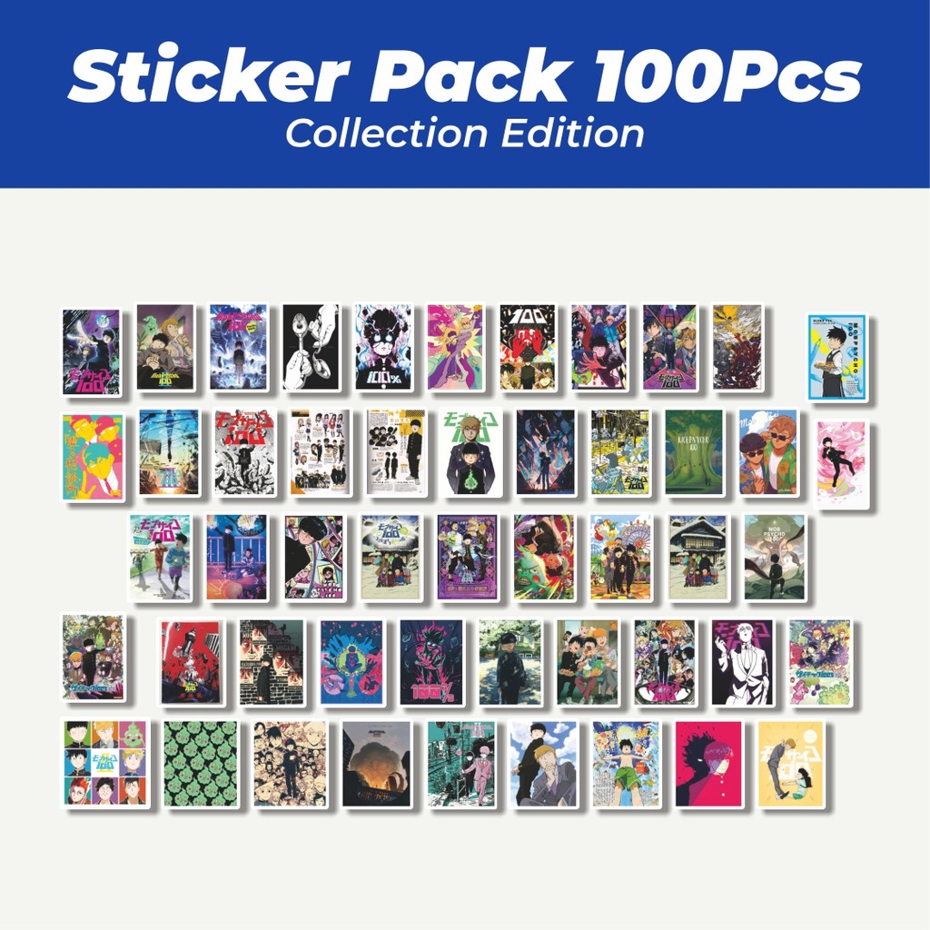 

Hot Stiker Mob Psycho Lucu Anti Air Stikers Berperekat Waterproof Sticker Decal Buat Motor Helm Buku Journal Koper Casing HP Laptop Botol Minum