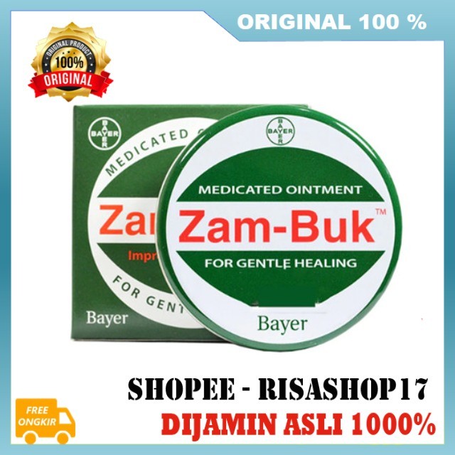Zambuk Original Medicated Ointment 25 Gr Obat Luka Memar Terkilir Salep Gigitan Serangga 100% ASLI
