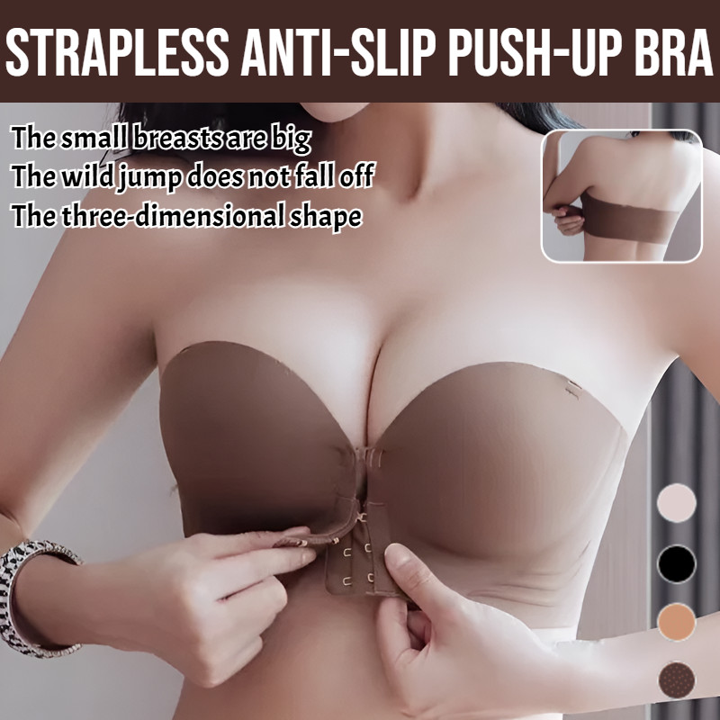 ✨【Payudara Terlihat Besar】Bra Tanpa Tali Anti Slip / Bra Push Up Nyaman Tanpa Kawat / Bra Tanpa Tali
