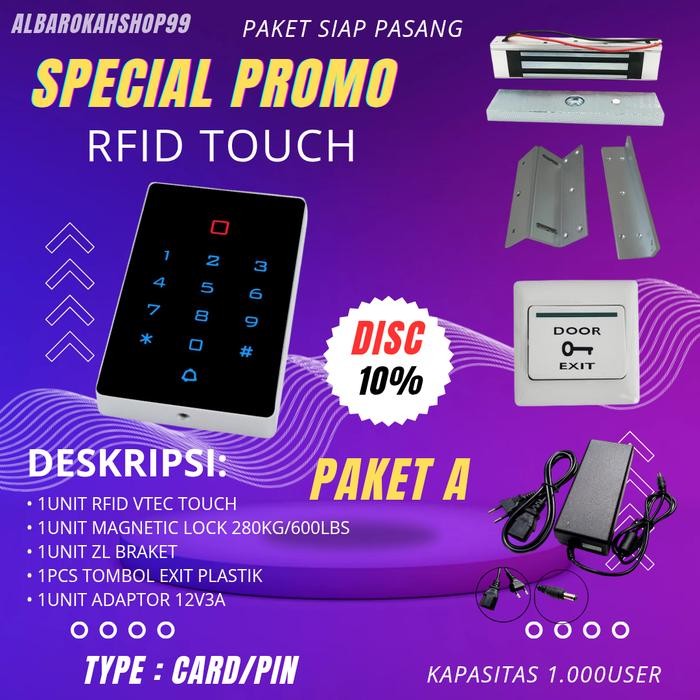 

Akses Pintu Otomatis Mini RFID
