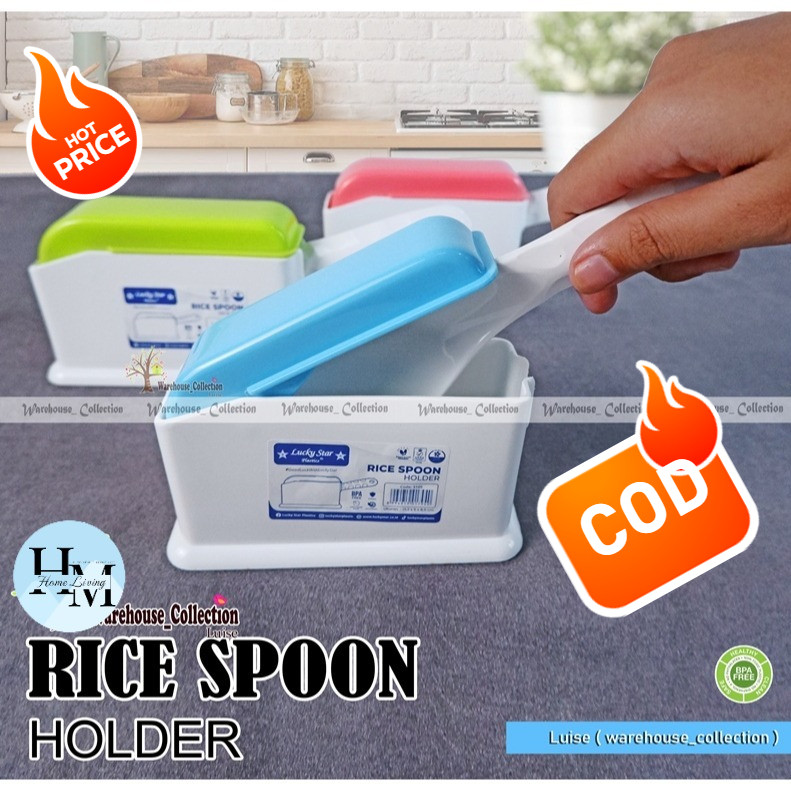 COD TEMPAT CENTONG NASI ANTI CICAK// TEMPAT SENDOK NASI / /Rice Spoon Holder 3105 //Tempat Centong N