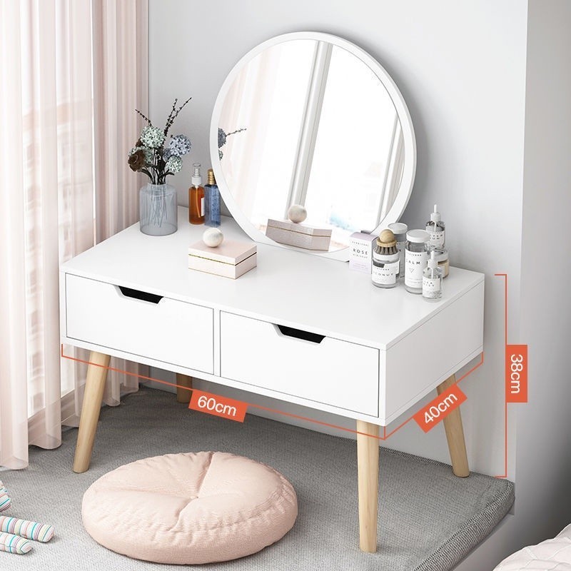 meja rias/meja rias Minimalis/meja rias Kecil/meja rias murah/meja rias Dinding/Gaya Kaca Putih