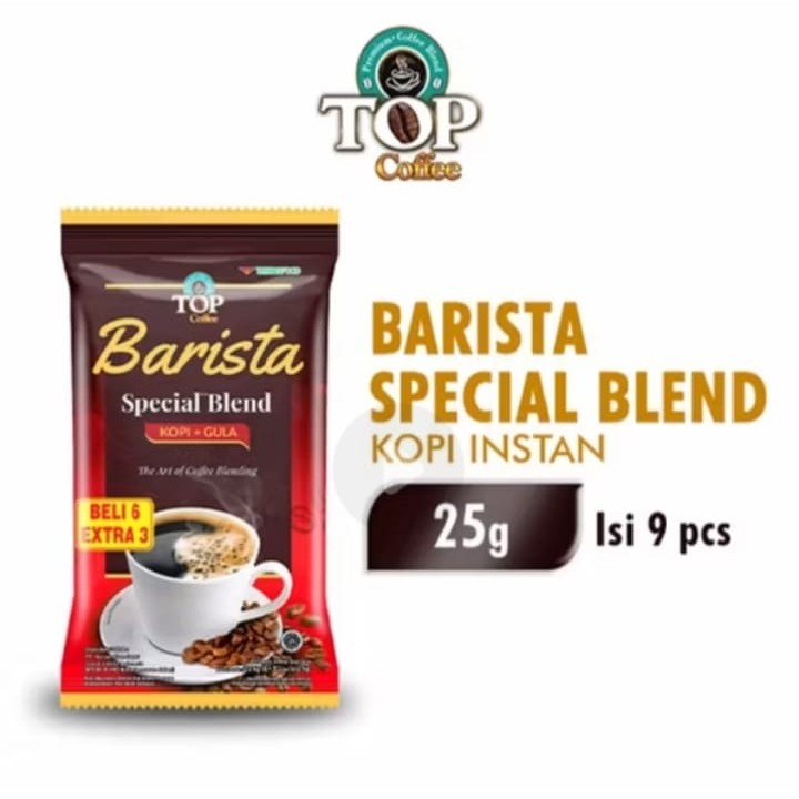 

A569-9 Sachet Top Coffee Barista 25 gr Special Blend Minuman kopi serbuk praktis