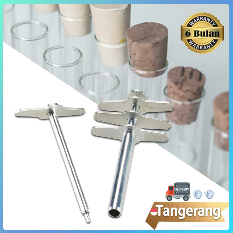 4pcs/set Cork Borer Pelubang Gabus Pembolong Pelubang Sumbat Karet