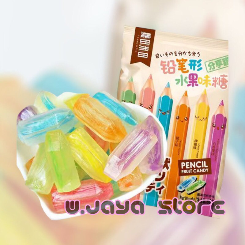 

Tommy & Tim Pencil Shape Fruity Hard Candy 80g Kembang Gula Aneka Rasa Buah Bentuk Pensil
