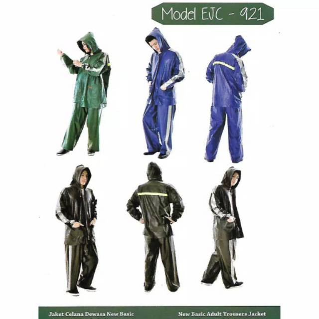 Jas Hujan Elmondo Setelan Dewasa Jumbo New Basic 921 / Jas Hujan Jumbo Terlaris Jas ujan Tebal Jumbo