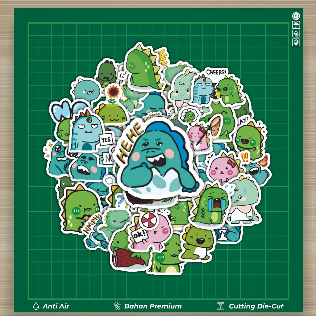 

HOT 50 PCS STIKER Stiker Baby Funny Dinosaur 2 [Bayi Dinosaurus Lucu] Stiker Fashion Cars Decal Dingin Kartu Album Custom Vinyl Anti Air- Sticker Aesthetic Buku Journal Koper Casing HP Tablet Laptop Helm Motor Botol Minum