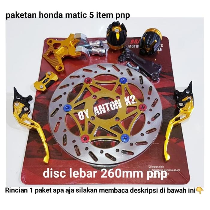 TUTUP MASTER REM ATAS P5 AKSESORIS VARIASI BEAT-BEAT FI-BEAT STREET - BEAT STREET, Gold