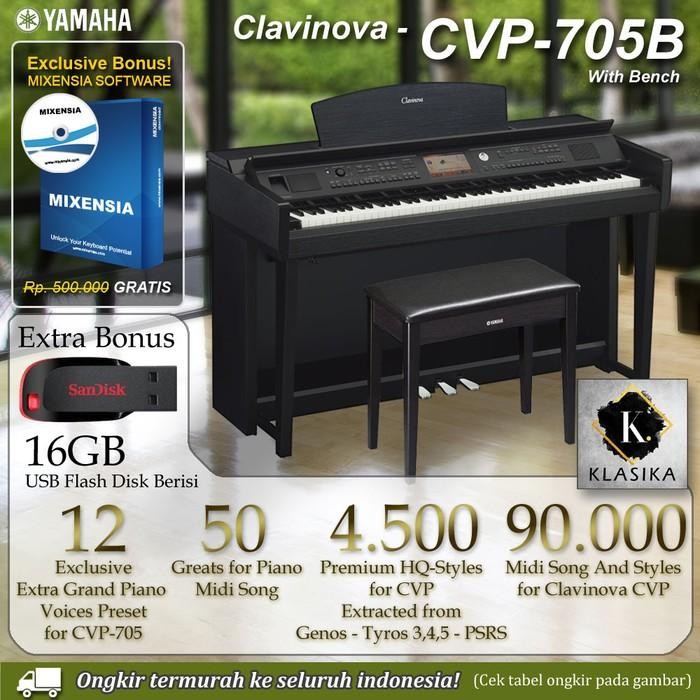 Yamaha Clavinova CVP 705 / CVP-705 / CVP705 B - Digital Piano