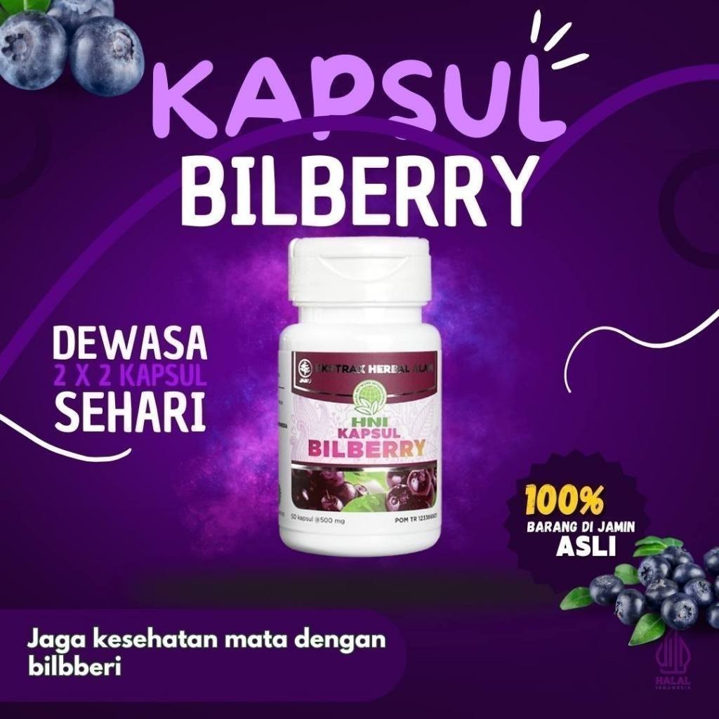 

TERMURAH BILLBERRY HNI HPAI MEMELIHARA KESEHATAN MATA EXP 2025