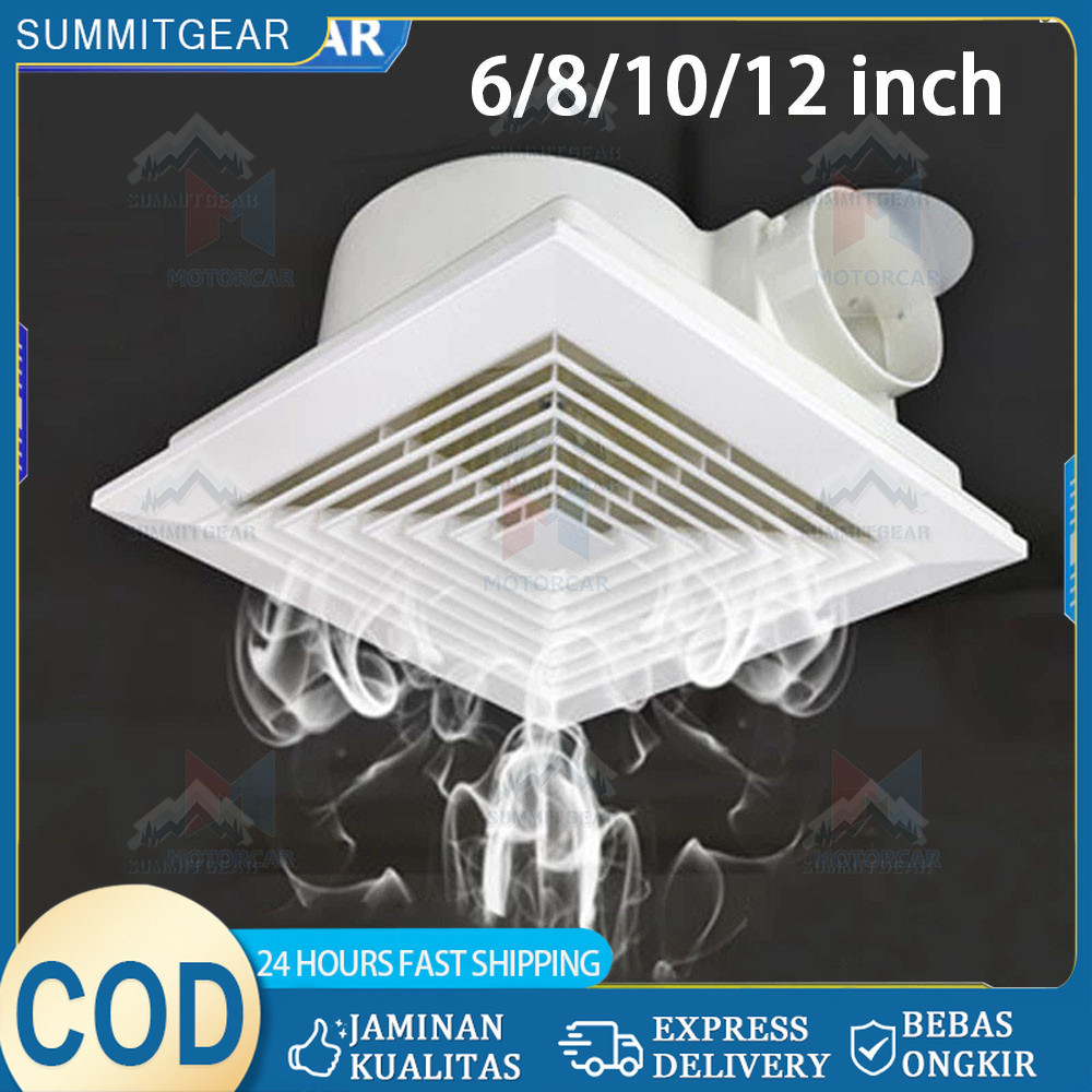 6/8/10/12 inch Exhaust fan exhaust fan dinding exhaust fan kdk exsos fan dinding Kamar tidur dapur d