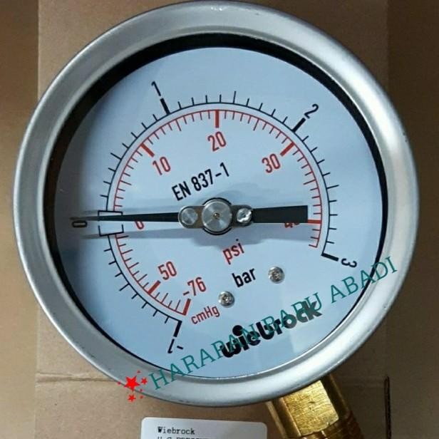 Pressure Vacuum Gauge 4" inch -1 - 3 Bar Stainless Compound