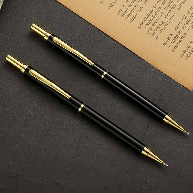 

High Quality Full Metal Mechanical Pencils 0.5mm Design Painting Automatic Pencil School Supplies Korean Stationery