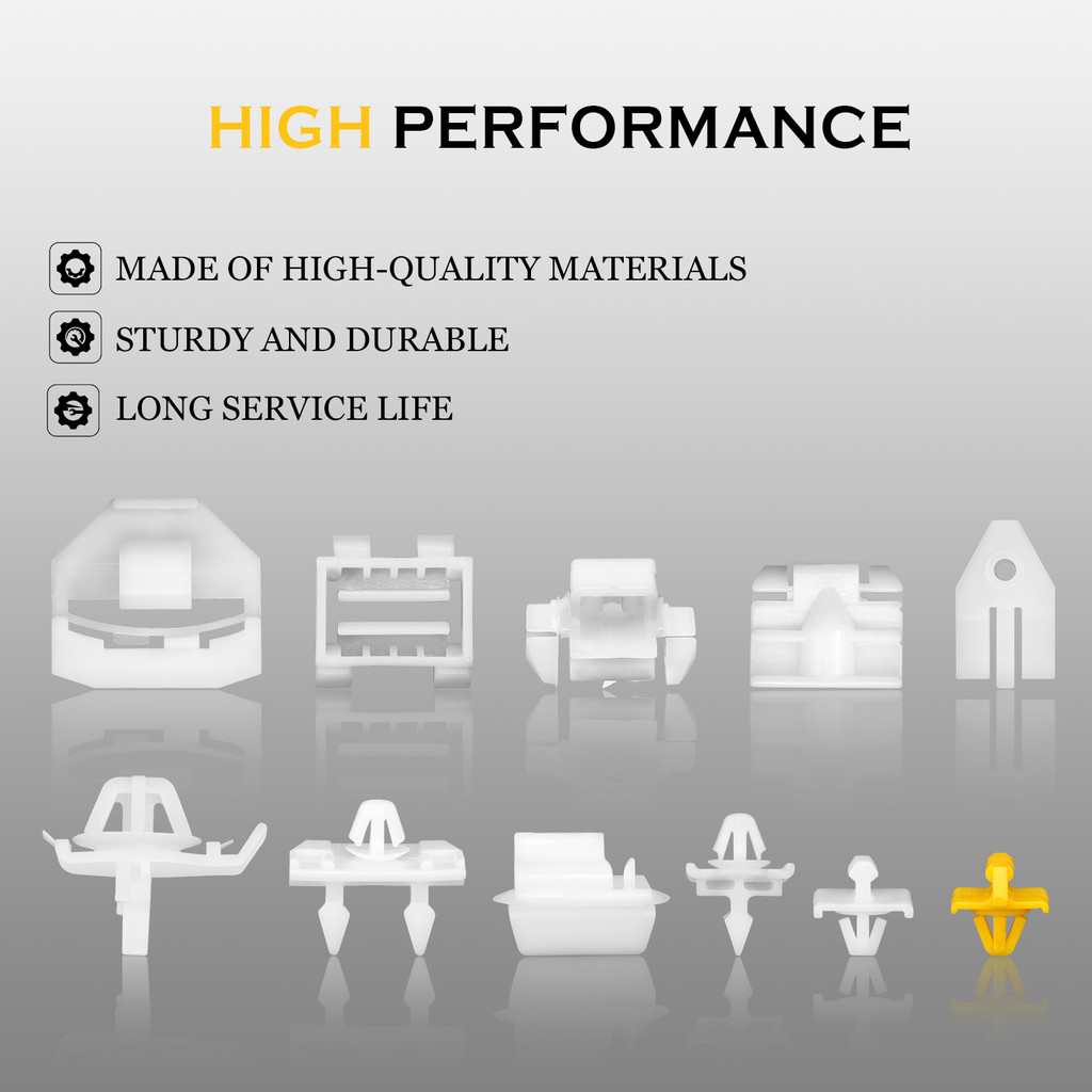 124 Pcs Side panel clip kit fixing clip for side door for 190 W201 190E 190D A00698883578 0019885081