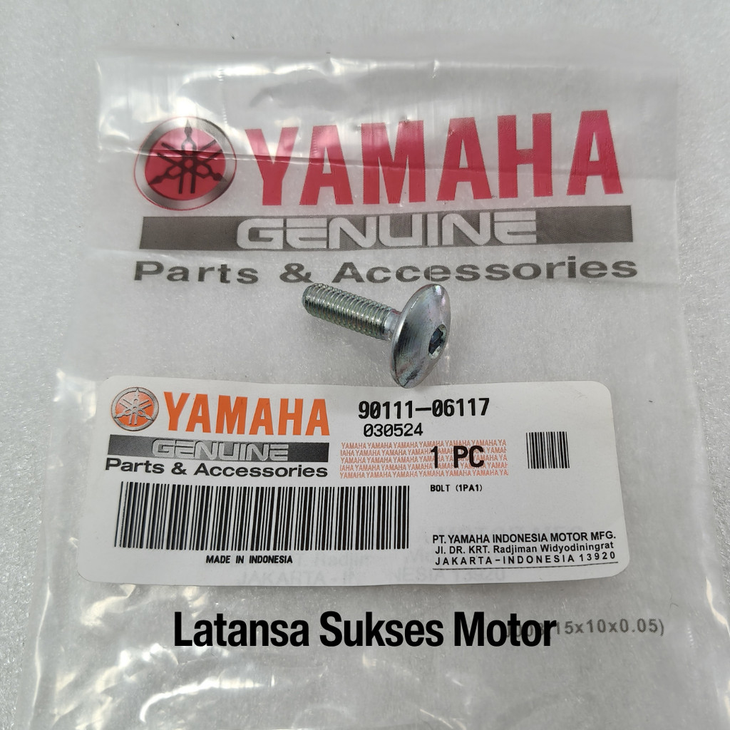 BAUT COVER BODY L4 M6X22 ASLI YGP 90111-06117