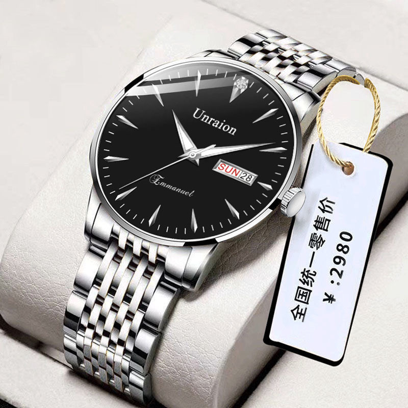 

Jam Tangan Otomatis Penuh untuk Pria Non-Mekanis Kalender Ganda Bercahaya Tahan Water Gaya Korea Ultra-Tipis Pelajar Produsen