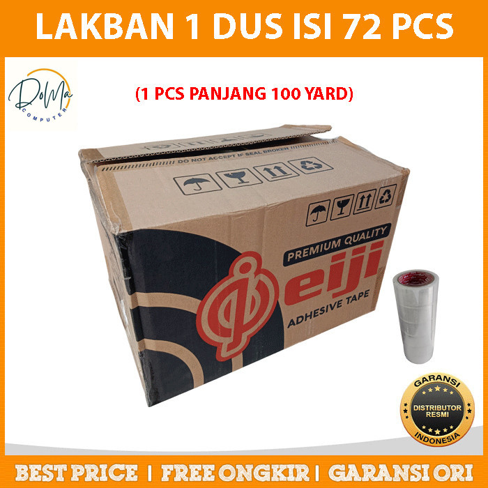 

1 DUS LAKBAN OPP TAPE 2 INCH 100 YARD BENING (48MM) - EIJI FH KACA