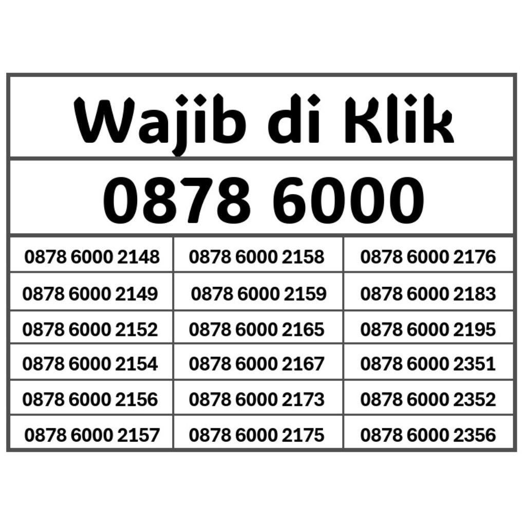 Kartu Perdana XL Nomor Cantik support 5G