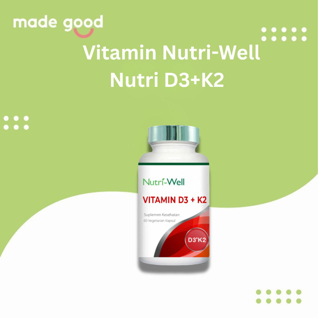 Nutriwell Vitamin D3 + K2 60 Capsules