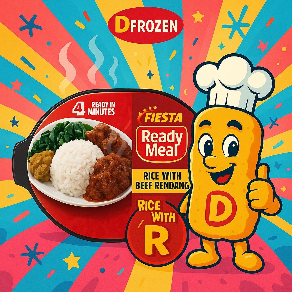 

Fiesta Ready to Meal RTM Beef rendang 320gr Nasi Rendang Sapi siap makan instan praktis dan lezat