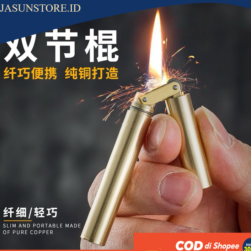 Mancis Korek Api Minyak Retro Slim Nunchaku Chief Lighter 3980 Gift