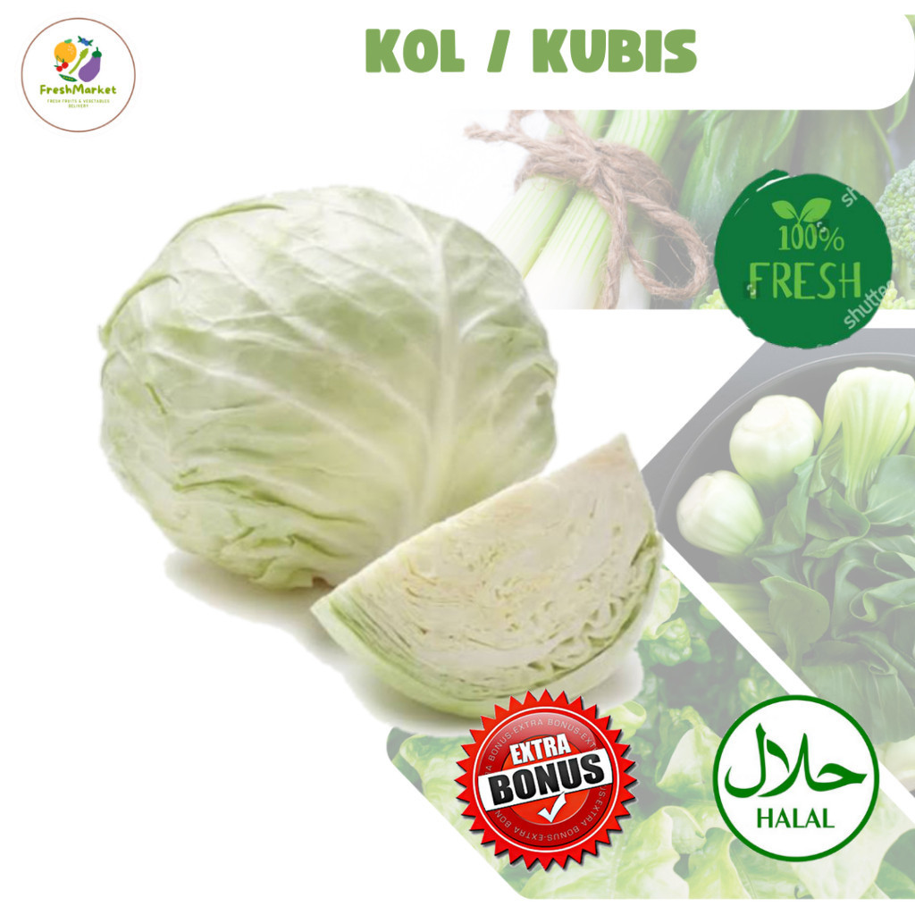 

Kol Segar Sayur Sayuran 500 Gram Sayurinstant