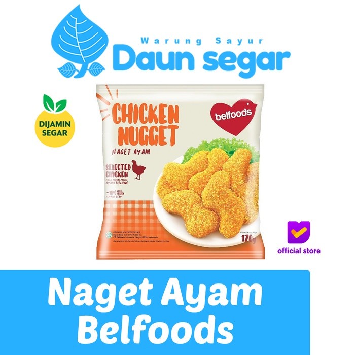 

Chiken nugget Naget ayam Belfoods 170gram