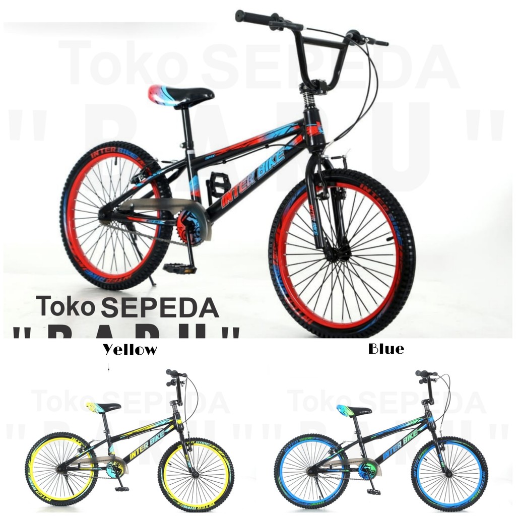 TB - Sepeda BMX INTERBIKE JETFORCE Ukuran 20 Inch