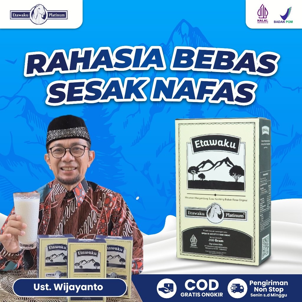 

ETAWAKU PLATINUM - Susu Kambing Etawa Bubuk Plus Krimer Nabati 200gr