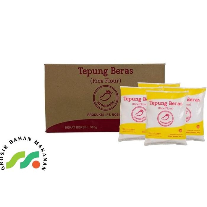 

TEPUNG BERAS AROMANIS 500GR ISI 20 PCS ( PER DUS )